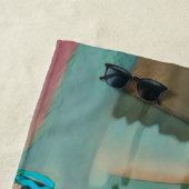 Serviette De Plage Crème glacée au chocolat (En situation)