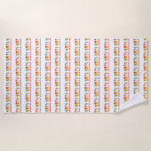 Serviette De Plage crème glglace (Devant)