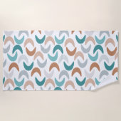 Serviette De Plage Crescents de plage (Devant)