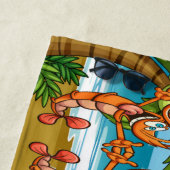 Serviette De Plage Crevettes dansantes (En situation)