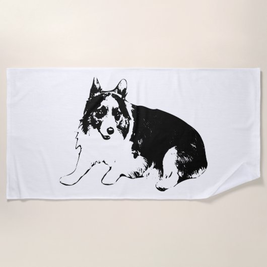 Serviette De Plage Crisp Morning Friend (Devant)