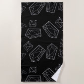 Serviette De Plage Cristaux (Devant)