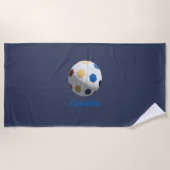 Serviette De Plage Croatia Soccer (Devant)
