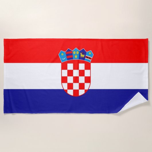 Serviette De Plage Croatie (Devant)