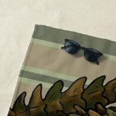 Serviette De Plage Crocodile Crikey ! (En situation)