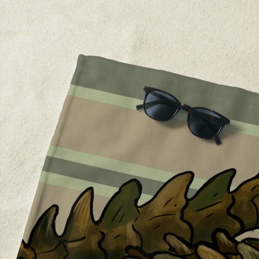 Serviette De Plage Crocodile Crikey ! (En situation)