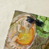 Serviette De Plage Crocodile grossier (En situation)