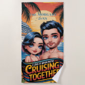 Serviette De Plage Croisière bateau de croisière ensemble Custom Chib (Devant)