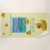 Serviette De Plage Croisière famille de canards croisières (Devant)