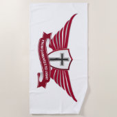 Serviette De Plage Croix chrétienne (Devant)