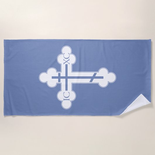 Serviette De Plage Croix orthodoxe (Devant)