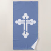 Serviette De Plage Croix orthodoxe (Devant)