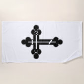 Serviette De Plage Croix orthodoxe (Devant)