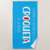 Serviette De Plage Croqueta (Devant)