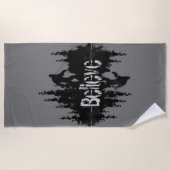 Serviette De Plage Croyez Sasquatch Bigfoot Legend art (Devant)