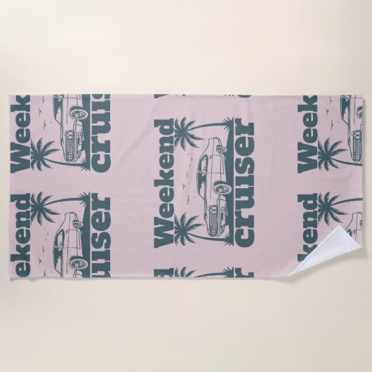 Serviette De Plage Cruiser de fin de semaine (Devant)