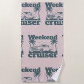 Serviette De Plage Cruiser de fin de semaine (Devant)