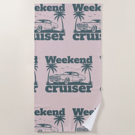 Serviette De Plage Cruiser de fin de semaine (Devant)