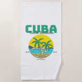 Serviette De Plage Cuba : Vive la révolution (Devant)
