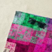 Serviette De Plage Cubes abstraits (En situation)