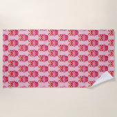 Serviette de plage Cupcake (Devant)