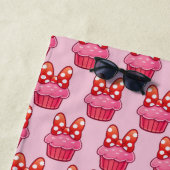 Serviette de plage Cupcake (En situation)
