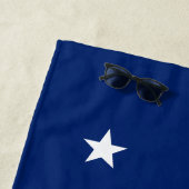 Serviette De Plage Curaçao Drapeau avec texte personnalisable (En situation)