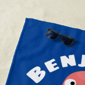 Serviette De Plage Curieux hot dog Weiner dessin animé (En situation)