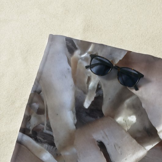 Serviette De Plage Curly Birch Bark Tree Rustic (En situation)