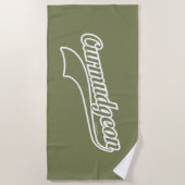 Serviette De Plage Curmudgeon (Devant)