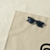 Serviette De Plage Curmudgeon (En situation)