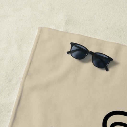 Serviette De Plage Curmudgeon (En situation)