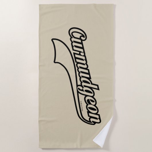 Serviette De Plage Curmudgeon (Devant)