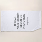 Serviette De Plage Custom  (Devant)