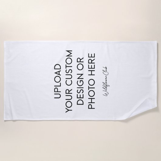 Serviette De Plage Custom  (Devant)