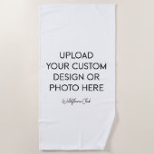 Serviette De Plage Custom  (Devant)