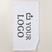 Serviette De Plage Custom Company Logo  (Devant)