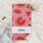 Serviette De Plage Custom Large Watermelon Graphic Beach Towel 