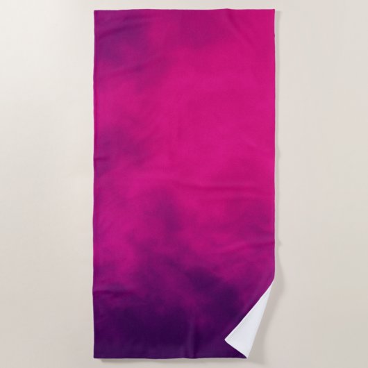 Serviette De Plage Custom Magenta Beach Towel (Devant)