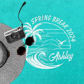 Serviette De Plage Custom Spring Break Girls Trip Cute Beach Fun