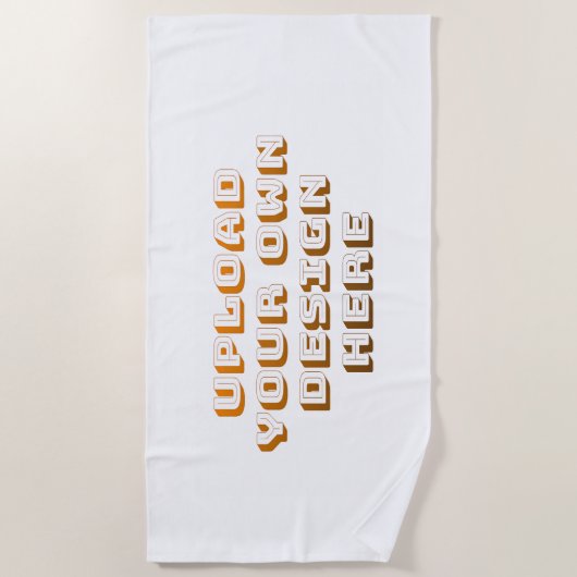 Serviette De Plage Custom Upload Design Product (Devant)