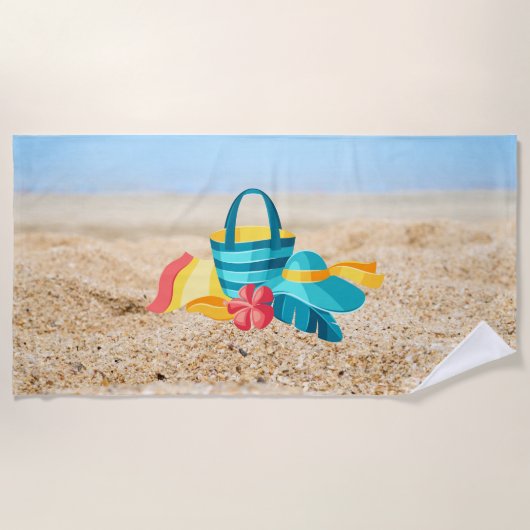 Serviette de plage Cute (Devant)