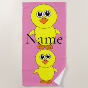 Serviette De Plage Cute Chick Thunder_Cove