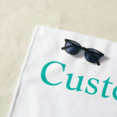 Serviette De Plage Cute Cowgirl équitation Pony Thunder_Cove (En situation)