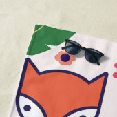 Serviette De Plage Cute Fox (En situation)