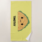 Serviette De Plage Cute Kawaii Taco (Devant)