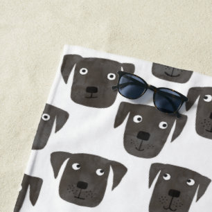 Serviette De Plage Cute Labrador Retriever Chien