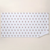 Serviette De Plage Cute Little Water Melon Motif (Devant)