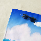 Serviette De Plage Cute Octopus Coral Summer Plage Vacances Enfants (En situation)