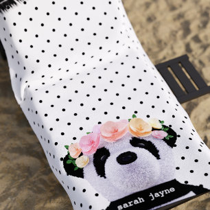 Serviette De Plage Cute Panda Ours Pois Enfants Animal Plage Serviett